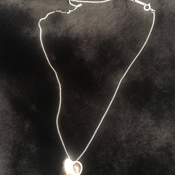 Vintage Bean Sterling Silver heart 16 inch chain. Solid heart, not hollow.? - Picture 3 of 5